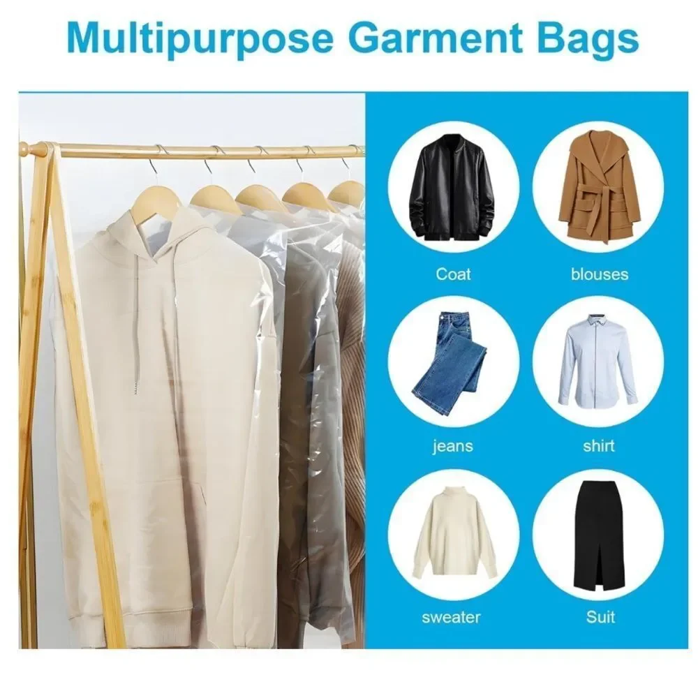 Clear Garment Bags for Home Storage